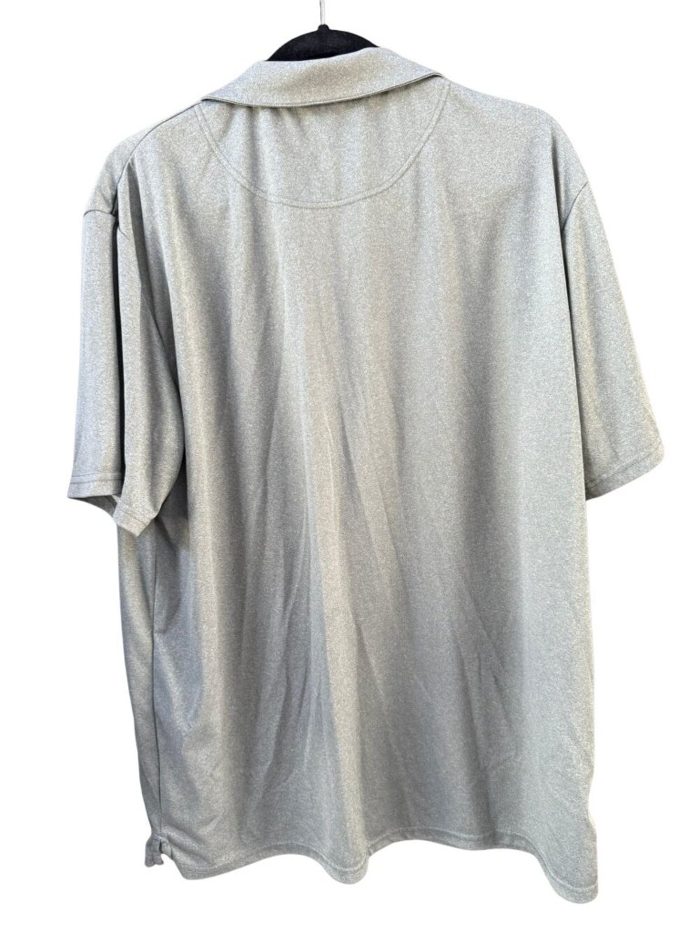 Drake Clothing Company Performance Polo Shirt XL Gray Short Sleeve Golf Fishing - Picture 3 of 5